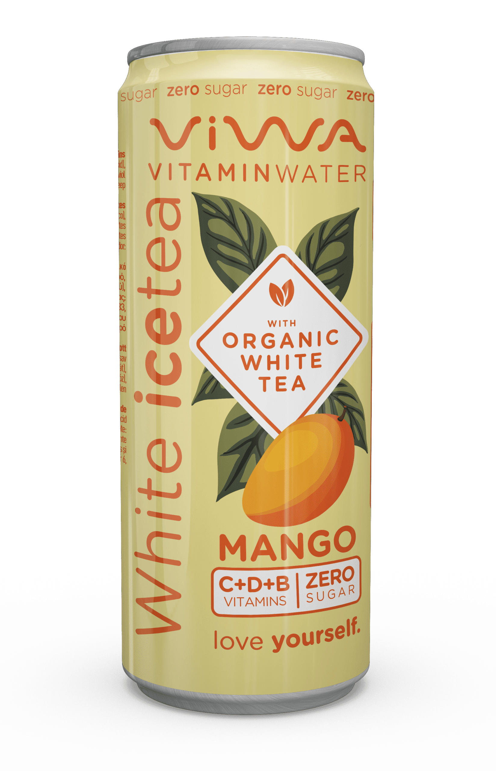 Viwa Vitaminwater White Iced Tea Mango 330ml can
