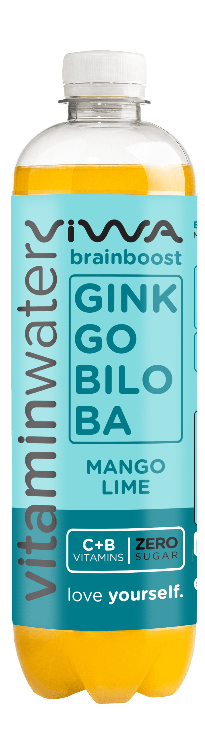 VIWA Vitaminwater Brainboost Mango Lime 600ml bottle