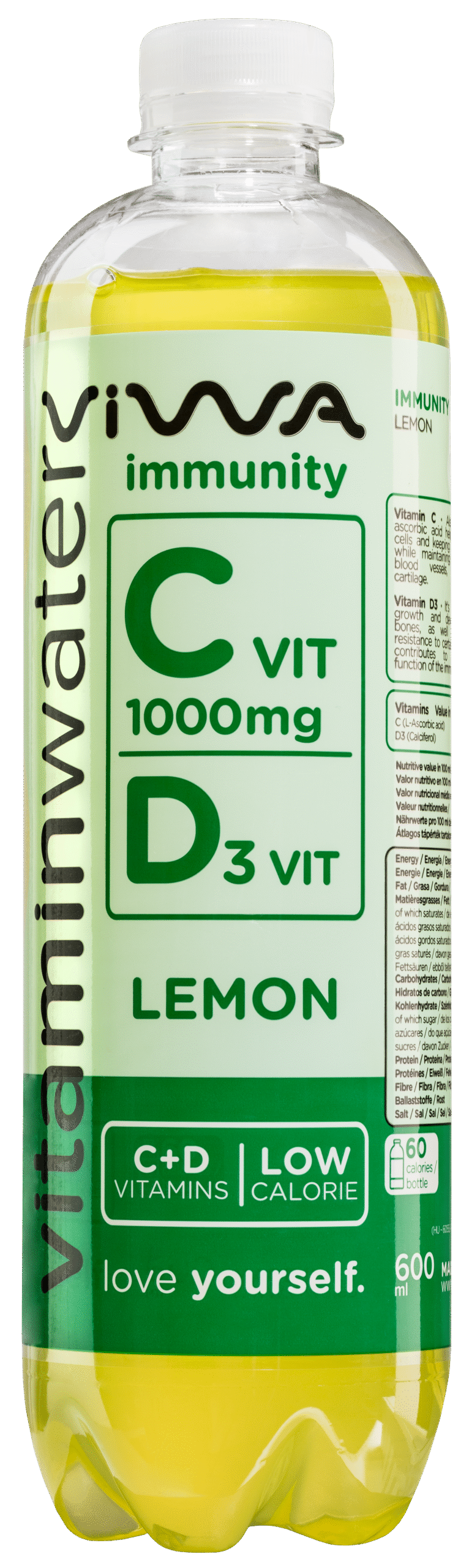 Viwa Immunity | Lemon Flavour Vitamin Water 600ml